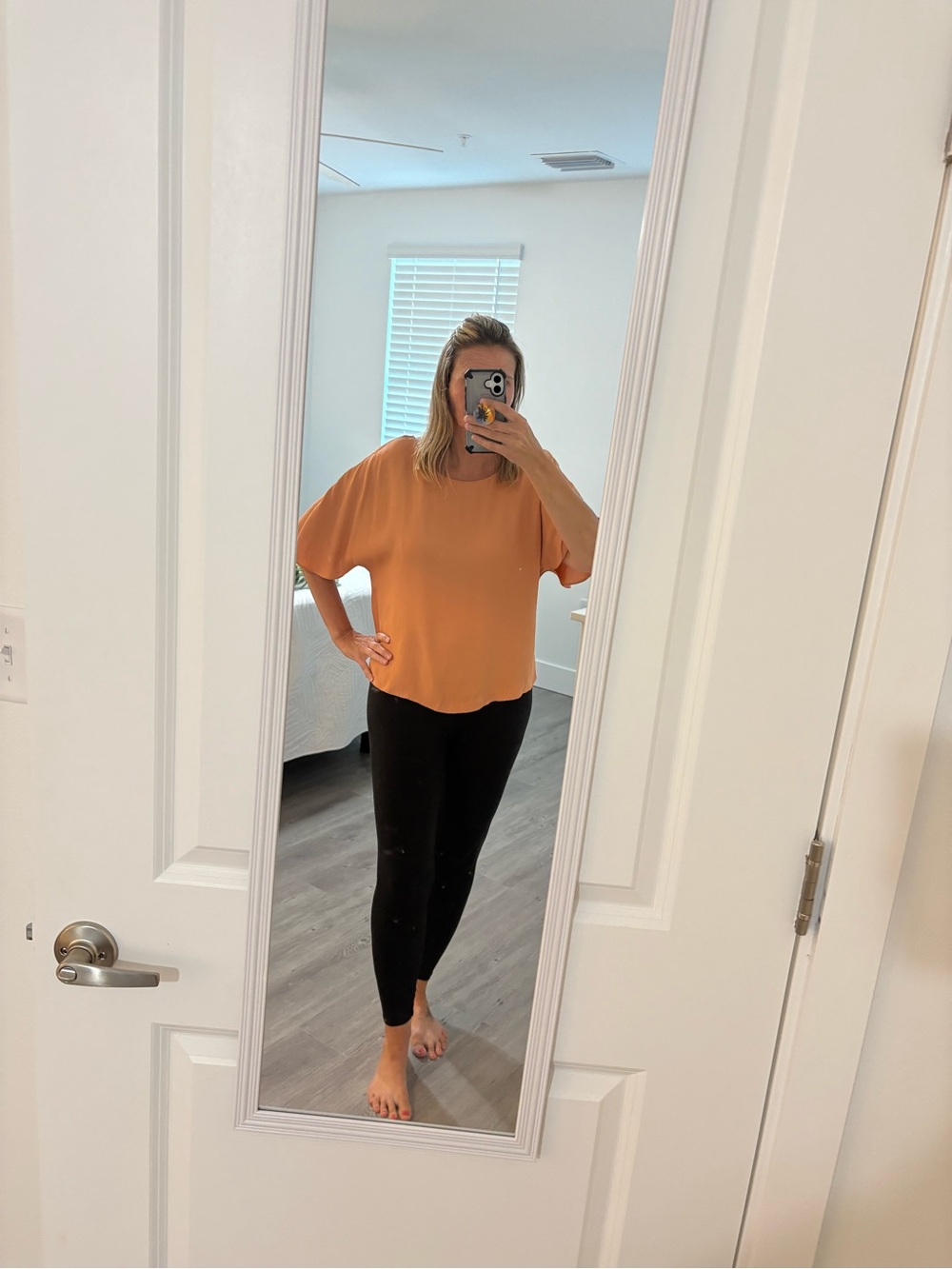 Orange Blouse